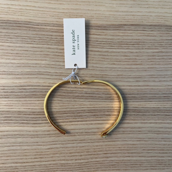 Kate Spade⎜Heritage Spade Thin Enamel Bangle⎜Black - Picture 8 of 10
